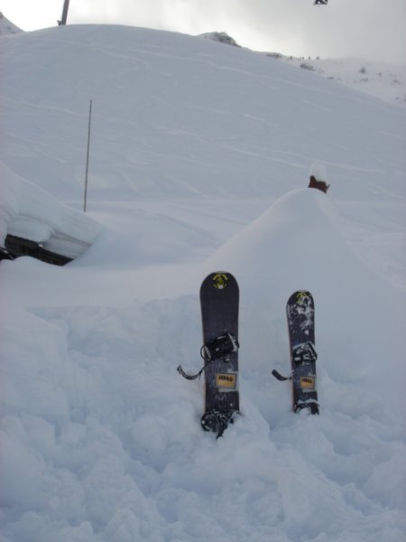 Craig and my snowboards