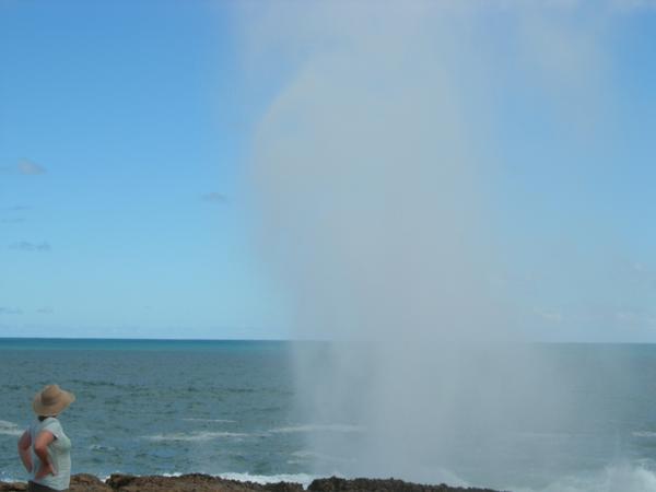 Blowholes at Quobba Point