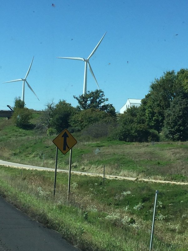Windmills are plentiful!