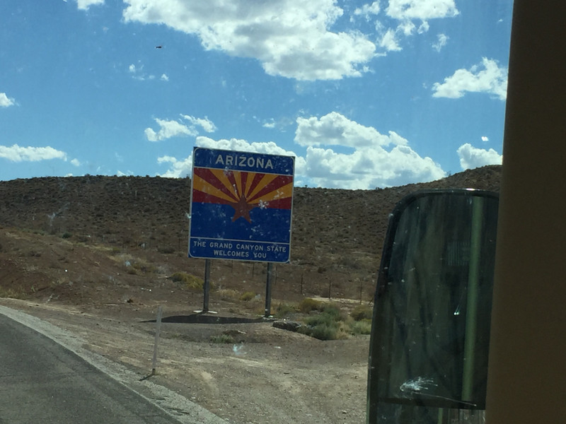 Passing through Arizona 