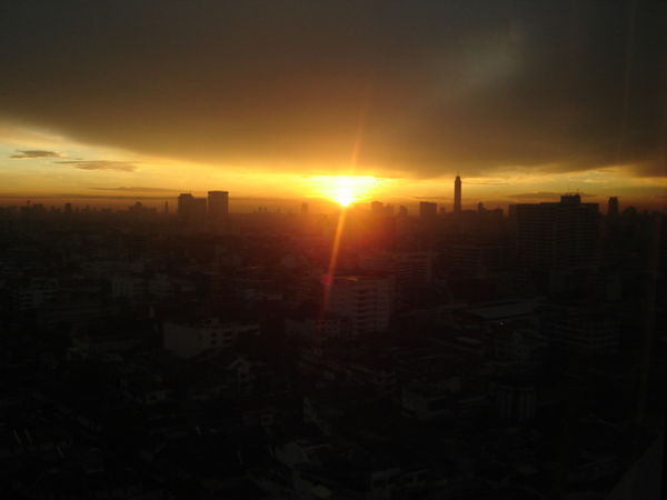 Sunrise over Bangkok
