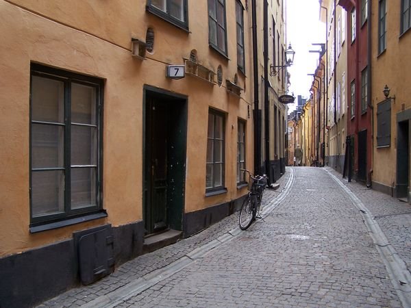 The streets of Stockholm old town