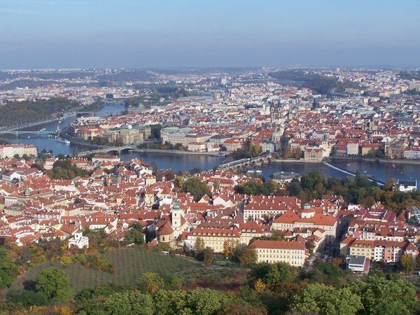 Prague from up high