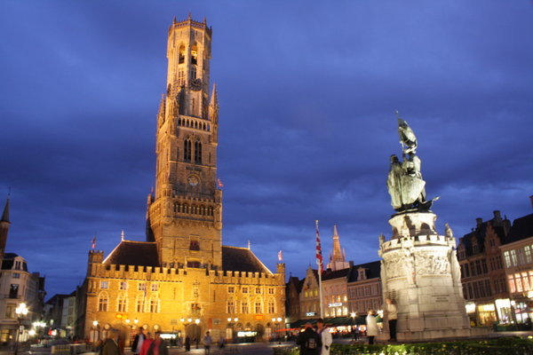 Bruges' famous tower