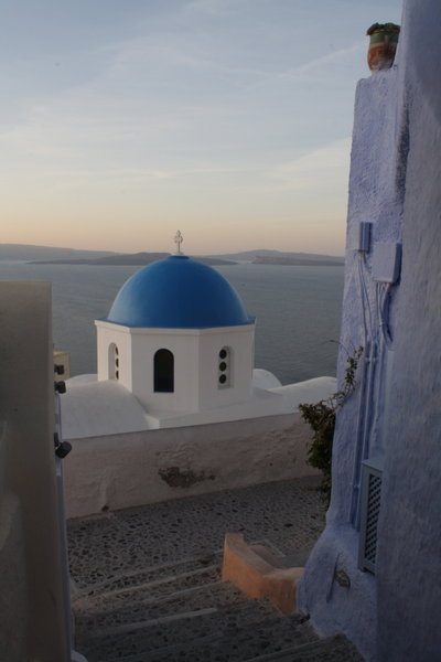 Oia in the early morning