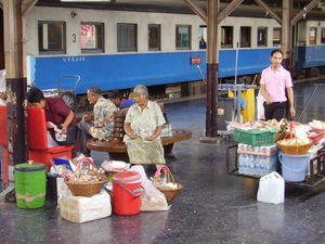 Platform at Bangkok Railway Station