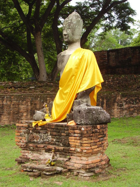 Buddha Dressed in Yellow