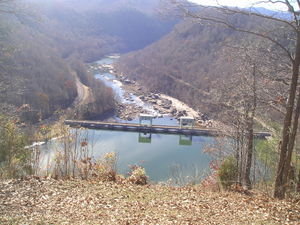 Dam on New River