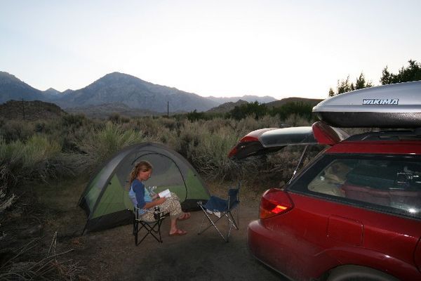 Camping in the Buttermilks