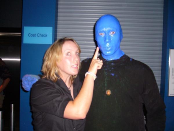 Mr Blue Man