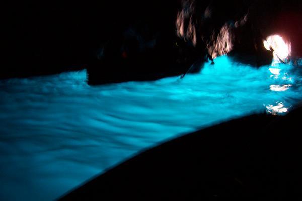 Inside the Blue Grotto!