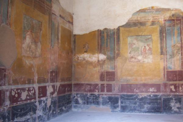 Painted Walls in Pompeii