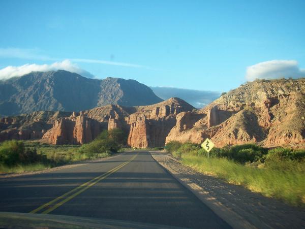 Road from Salta to Cafayate (again)