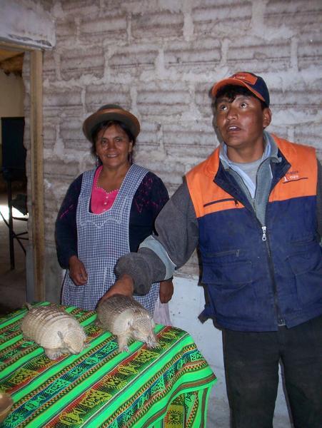 Cook and Guide with Armadillos