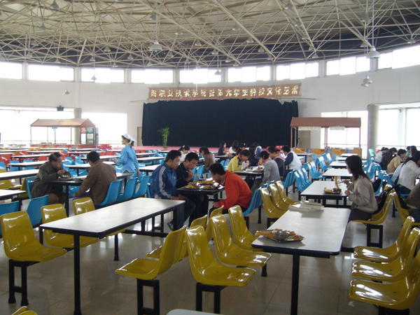 Inside the cantine