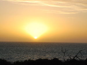 Sunset at Nanga Bay