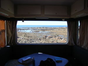 Van with a view, Boat Harbour Beach
