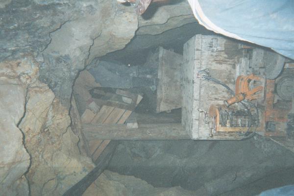 inside the shaft