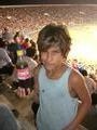 Little boy selling coke