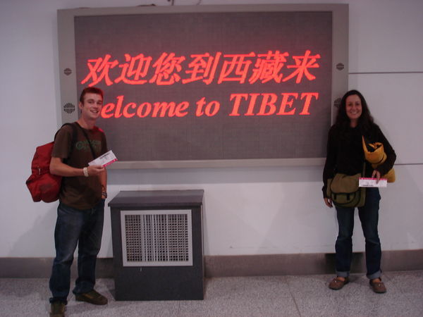 welcome in tibet