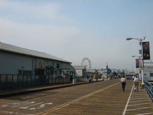 The world famous Santa Monica pier