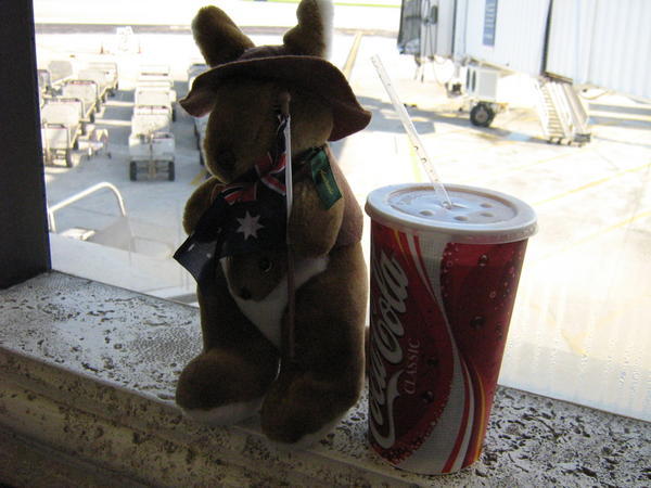 Kaz at the Airport