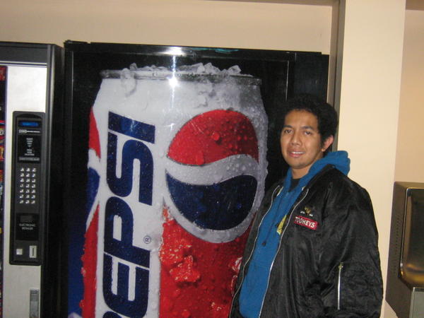 That's a big can of Pepsi!