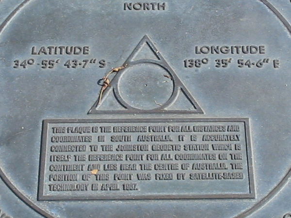 A Geographical plaque