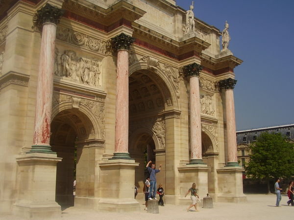 near the Louvre