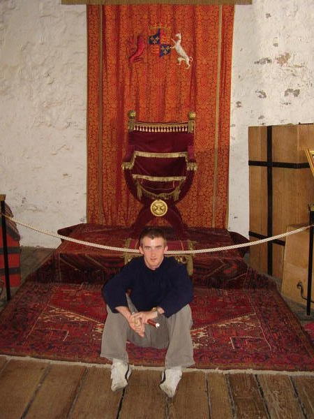 Piotrek and his throne