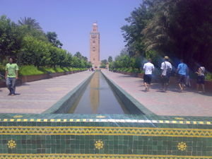 near the mosque