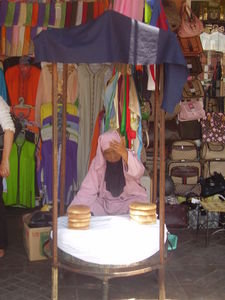 Moroccan woman selling food