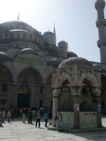 the Blue Mosque