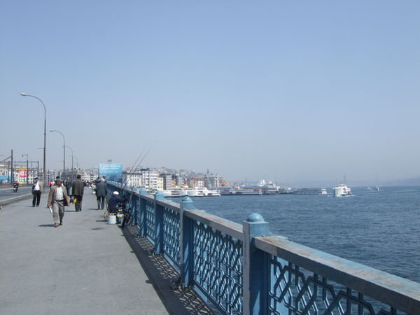 the bridge leading to the Asian part of Istanbul