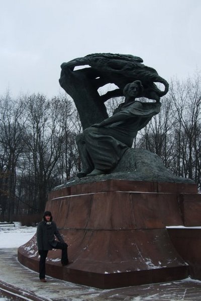 The statue of Chopin 
