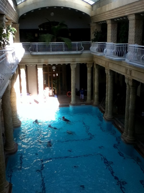 one of the indoor pools in the Gellert baths