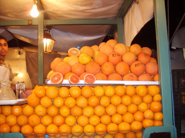 Orange stall