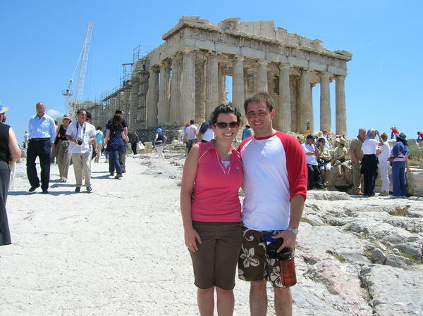 Us infront of the Acropolis