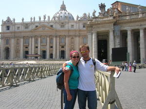 Us in front of St. Peters