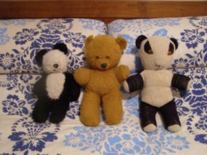 Panda, Eggy and Peter