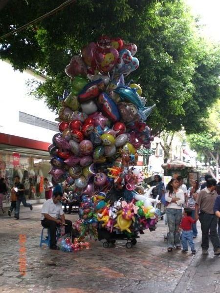 Balloon sellers