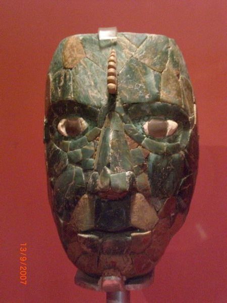 mask in Palenque museum