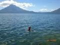 Swimming in the lake