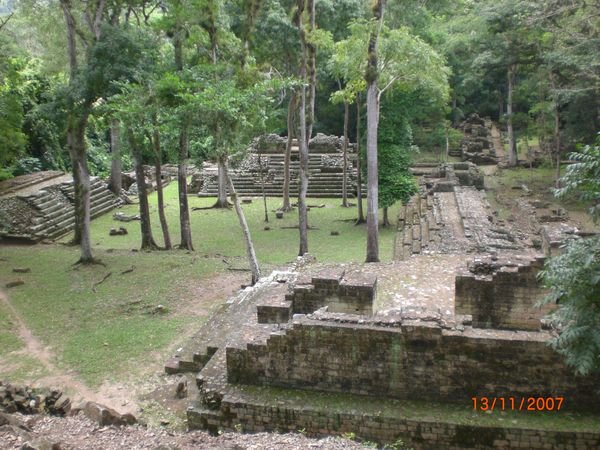 The ruins at Copan