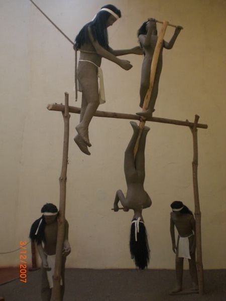 Strange naked acrobats!
