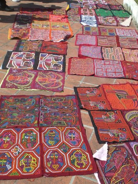 Molas being sold on the street