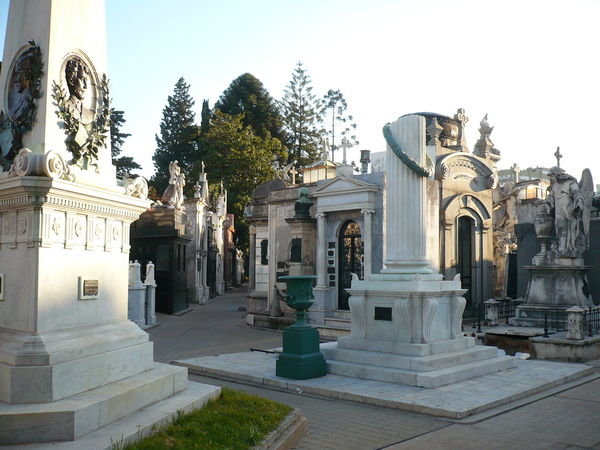 Weirdy streets in Recoleta Cemetery