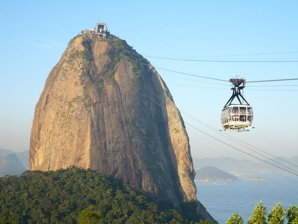 The cable car to Sugar Loaf mountain