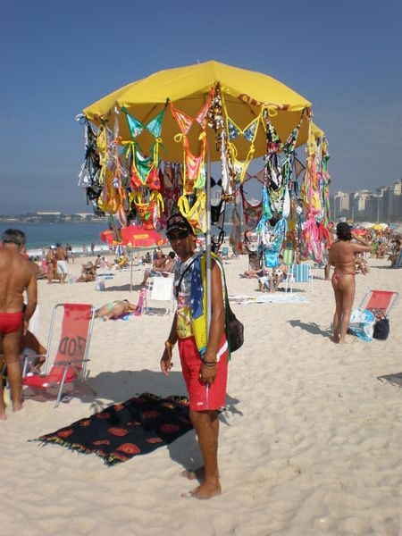 Bikini seller on Copacabana