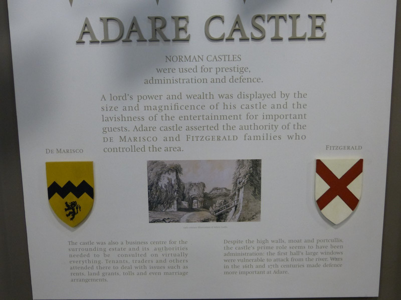 Adare Castle - Wapenschilden van de Earls